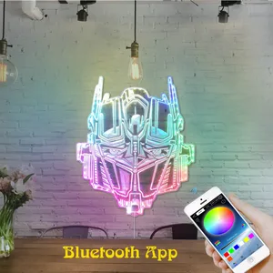 Transformers Autobots Head RGB LED Sign