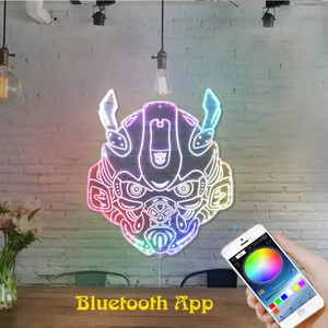 Transformers Bumblebee Head RGB LED Sign