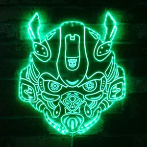 Transformers Bumblebee Head RGB LED Sign
