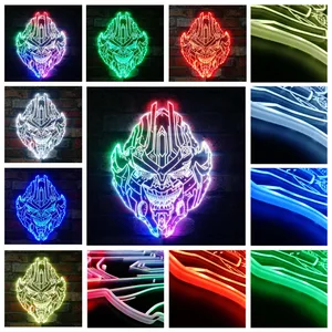 Transformers Decepticon Head RGB LED Sign