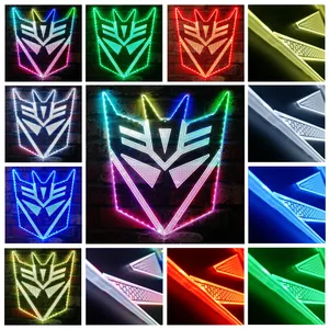 Transformers Decepticon Icon 2 RGB LED Sign