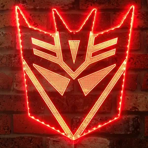 Transformers Decepticon Icon 2 RGB LED Sign