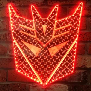 Transformers Decepticon Icon RGB LED Sign