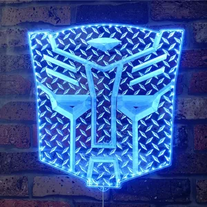 Transformers Optimus Prime Icon RGB LED Sign
