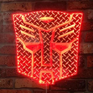 Transformers Optimus Prime Icon RGB LED Sign