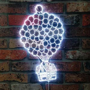Up House Balloons RGB LED Sign