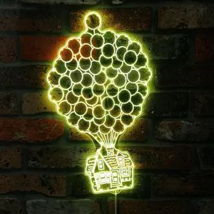 Up House Balloons RGB LED Sign