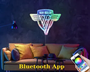 Van Halen Logo RGB LED Sign