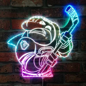 Vancouver Canucks Bardown RGB LED Sign