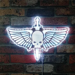 Warhammer 40k Space Marine Logo RGB LED Sign