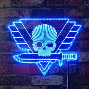 Warhammer Kill Team Logo RGB LED Sign