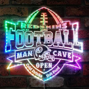 Washington Redskins Man Cave RGB LED Sign