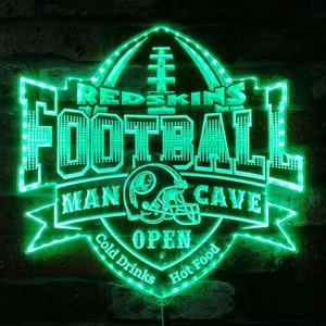 Washington Redskins Man Cave RGB LED Sign