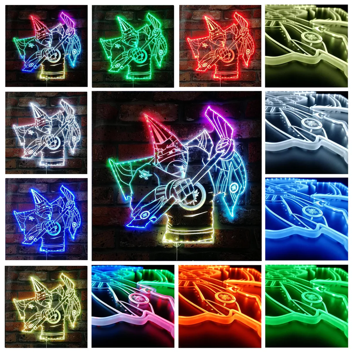Winnipeg Jets Bardown RGB LED Sign