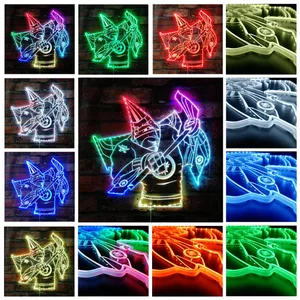 Winnipeg Jets Bardown RGB LED Sign