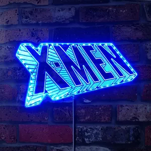 X-Men Logo RGB LED Sign