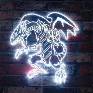 Yu-Gi-Oh Blue-Eyes White Dragon RGB LED Sign