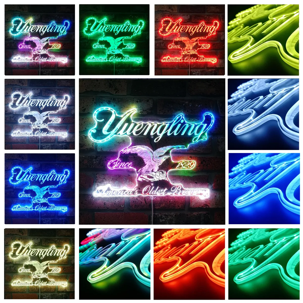 Yuengling Eagle Since 1829 RGB LED Sign