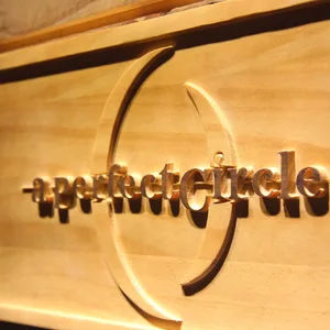 A Perfect Circle Wood Sign