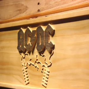AC/DC Thunderstruck Wood Sign