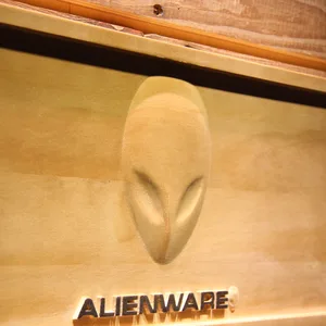 Alienware Wood Sign