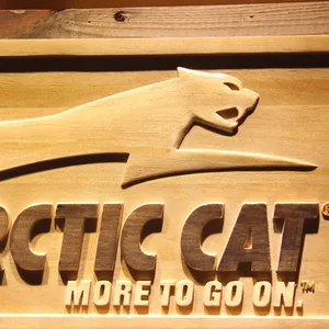 Arctic Cat All Terrain Wood Sign
