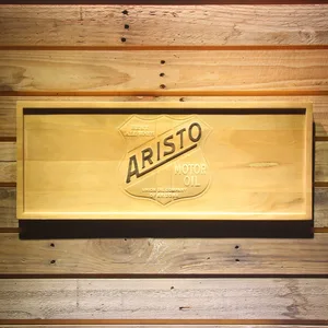 Aristo Motor Oil Wood Sign
