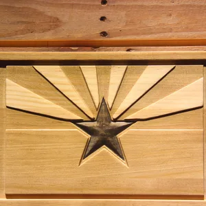 Arizona Cardinals Flag Wood Sign - Legacy Edition