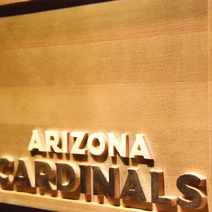 Arizona Cardinals Helmet Wood Sign