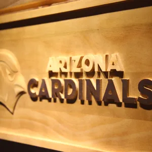 Arizona Cardinals Wood Sign