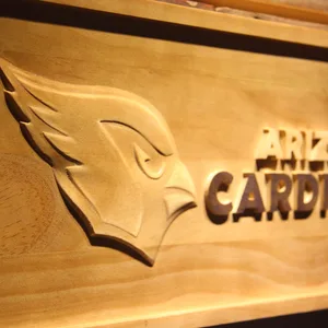 Arizona Cardinals Wood Sign