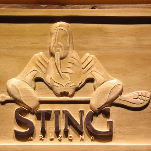 Arizona Sting Wood Sign