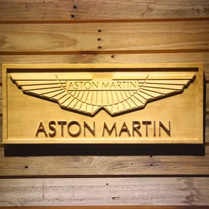 Aston Martin Wood Sign