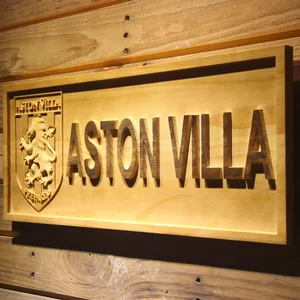 Aston Villa FC Wood Sign - Legacy Edition