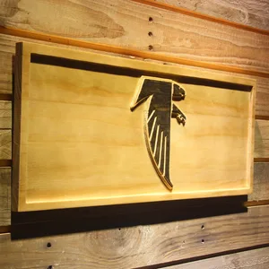 Atlanta Falcons 1990-2002 Wood Sign - Legacy Edition
