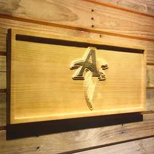 Atlanta Falcons 1998-2002 A Wood Sign - Legacy Edition