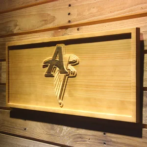 Atlanta Falcons 1998-2002 A Wood Sign - Legacy Edition