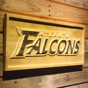 Atlanta Falcons 1998-2002 Logo Wood Sign - Legacy Edition