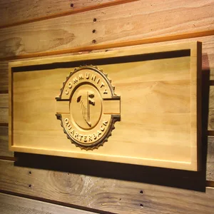 Atlanta Falcons Community Quarterback Wood Sign - Legacy Edition