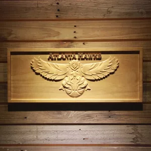 Atlanta Hawks Wood Sign - Legacy Edition
