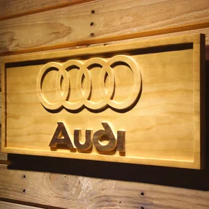 Audi Wood Sign