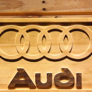 Audi Wood Sign