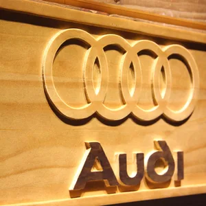 Audi Wood Sign
