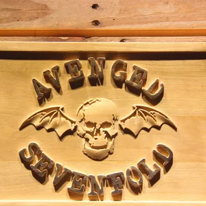 Avenged Sevenfold Wood Sign