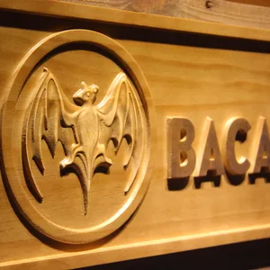 Bacardi Wood Sign