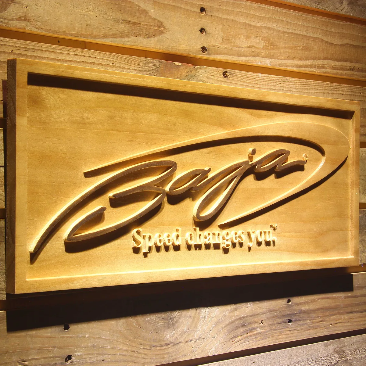 Baja Wood Sign
