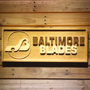 Baltimore Blades Wood Sign - Legacy Edition