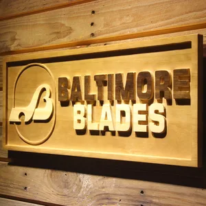 Baltimore Blades Wood Sign - Legacy Edition