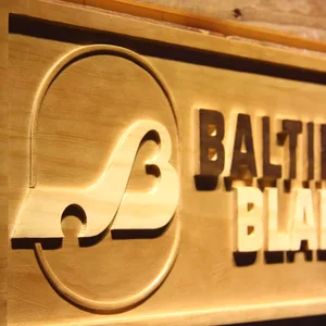 Baltimore Blades Wood Sign - Legacy Edition