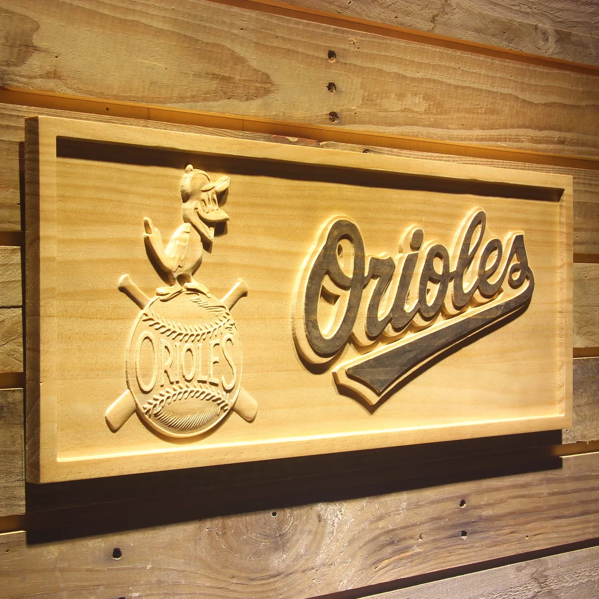 Baltimore Orioles 1954-1965 Wood Sign - Legacy Edition